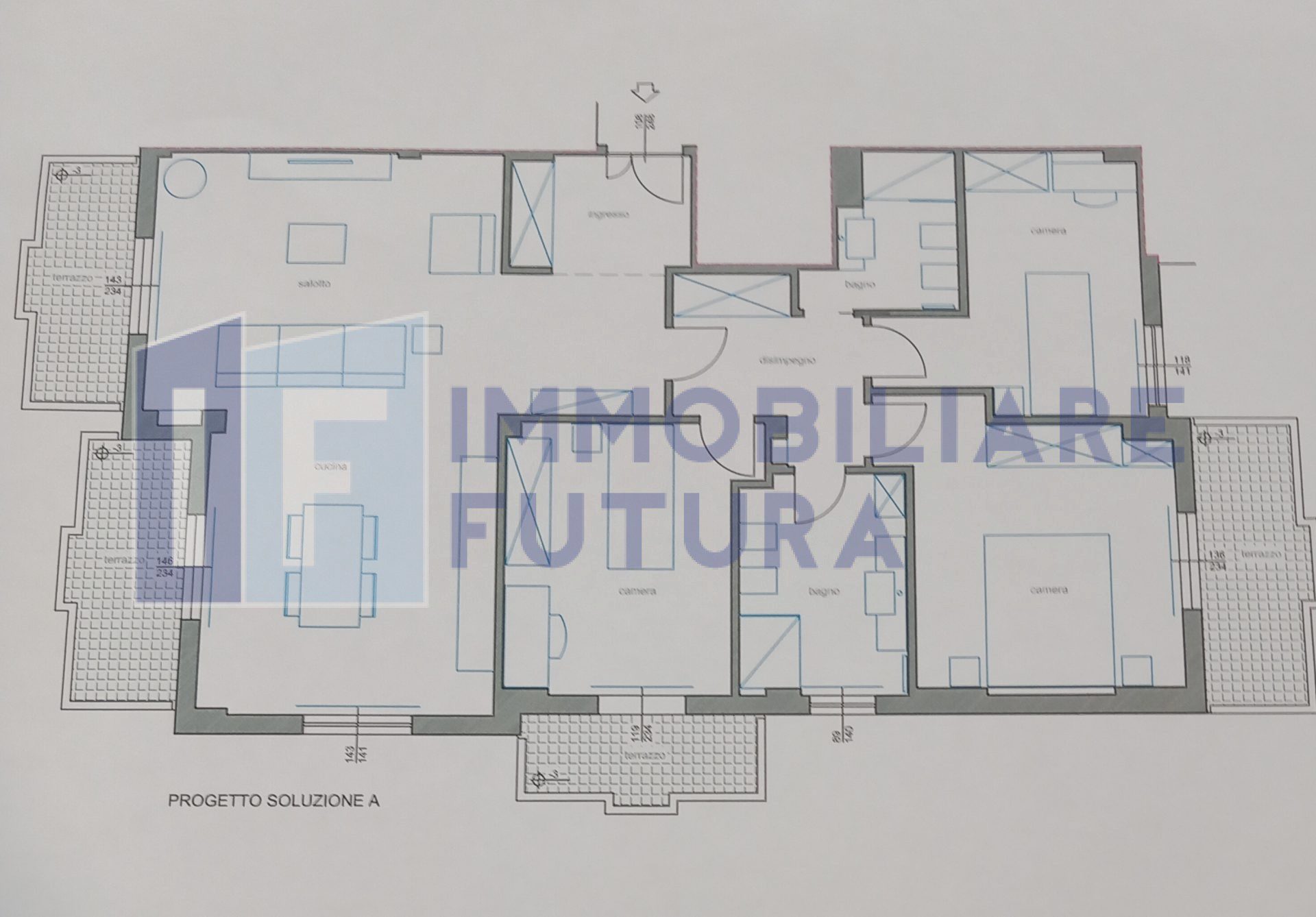 Appartamento Ampie metrature DOGANA.